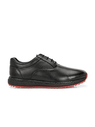 HITCARO Men Proffessional Leather Golf Shoes | Lace-Up | Phylon Sole |Waterproof | Comfortable | Breathable | Sports Shoes