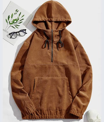 Eyebogler Polyester Hooded Men's Sweatshirt - White ( Pack of 1 )