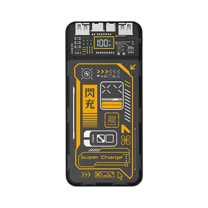 IKALL IKPB50 20000mAh Power Bank | 22.5W Fast Charging | 3 Output Ports (2 Type A Connector & 1 Type C Connector) | Compatible with Smartphone, Tablet, Smartwatch, Trimmer (Black) IKALL IKPB50 20000mAh Power Bank | 22.5W Fast Charging | 3 Output Ports (2 Type A Connector & 1 Type C Connector) | Compatible with Smartphone, Tablet, Smartwatch, Trimmer (Black)