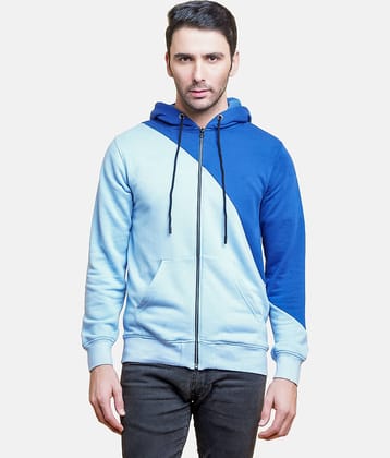 NUEVOSPORTA - Blue Cotton Blend Regular Fit Men's Casual Jacket ( Pack of 1 )