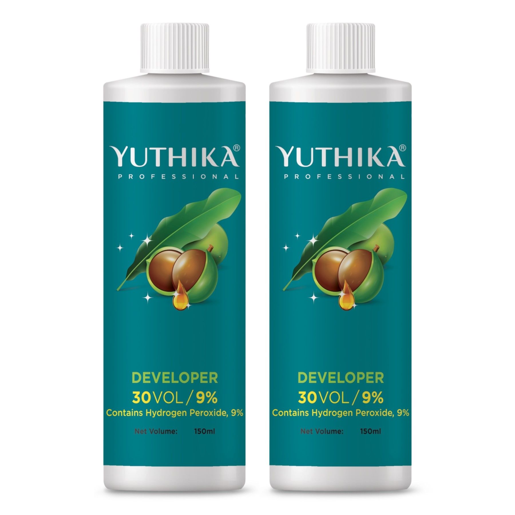 Yuthika Professional Developer for Hair Color 30 Volume (9%) 150ml - Pack of 2