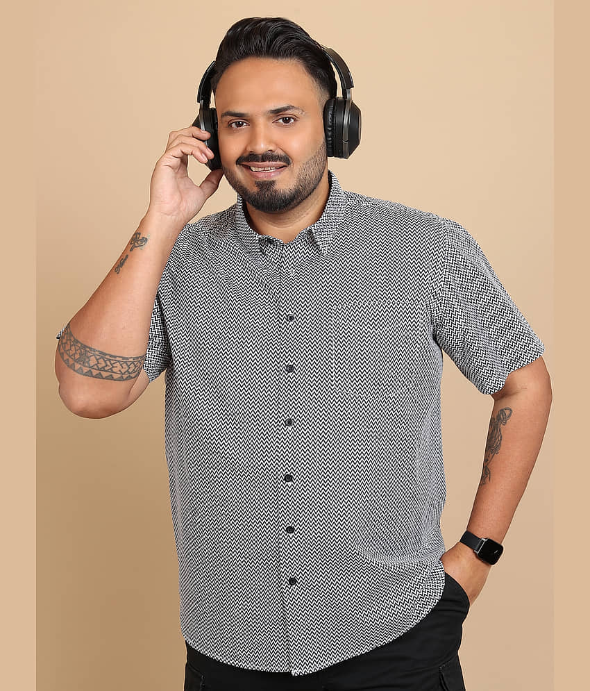 Highlander 100% Cotton Slim Fit Printed Half Sleeves Men's Casual Shirt - Multicolor ( Pack of 1 )