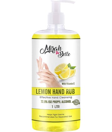 Mirah Belle - Lemon Hand Rub Sanitizer Gel 1000 ml