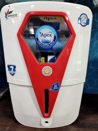 Apex Technology 7-Stage Alkaline RO Water Purifier (White, 8L) | Advanced RO+UV+UF+TDS Purification | Mineral-Rich Drinking Water