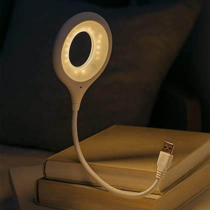 LED USB Light for Laptop, 16 LED Night Lights for Bedroom, Lightweight Small LED Reading Light Lamp with Flexible Neck, Desk Light for Home, Travel, Study, Office (1 Pc)