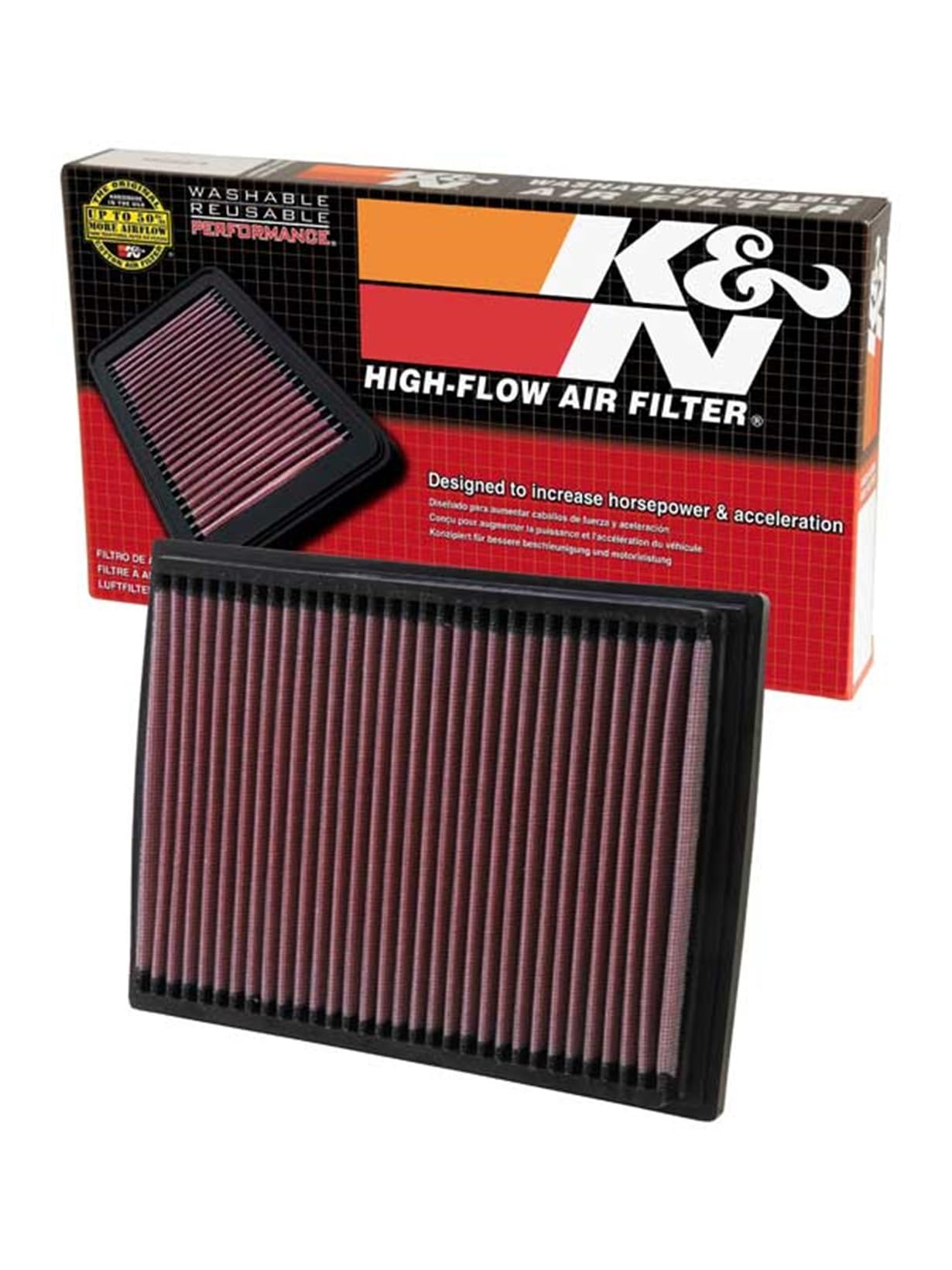 K&n 33-2201 High Performance Replacement Car Air Filter