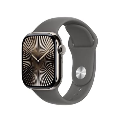 Apple Watch Series 10 GPS + Cellular 42mm Natural Titanium Stone Grey M/L Apple Watch Series 10 GPS + Cellular 42mm Natural Titanium Stone Grey M/L