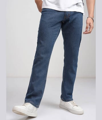 Highlander Straight Solid Men's Jeans - Blue ( Pack of 1 )