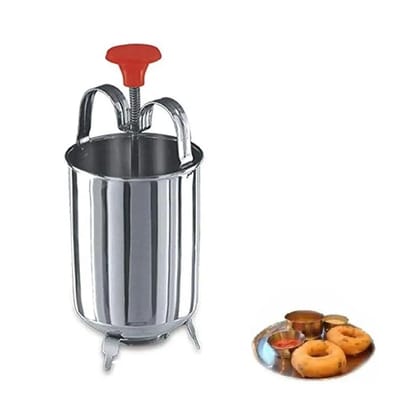 DHRUVINSRI Stainless Steel Medu Vada & Donut Maker – Shaped Vadas and Donuts with Ease