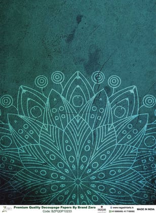 Brand Zero Premium Quality Decoupage Paper Pack of Two - Design Code: BZPQDP10233