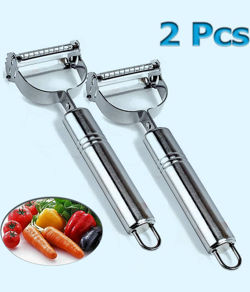 2 Pcs Vegetable Peeler Combo Ultra Sharp Blade Stainless Steel Julianne Peeler Pack of 2