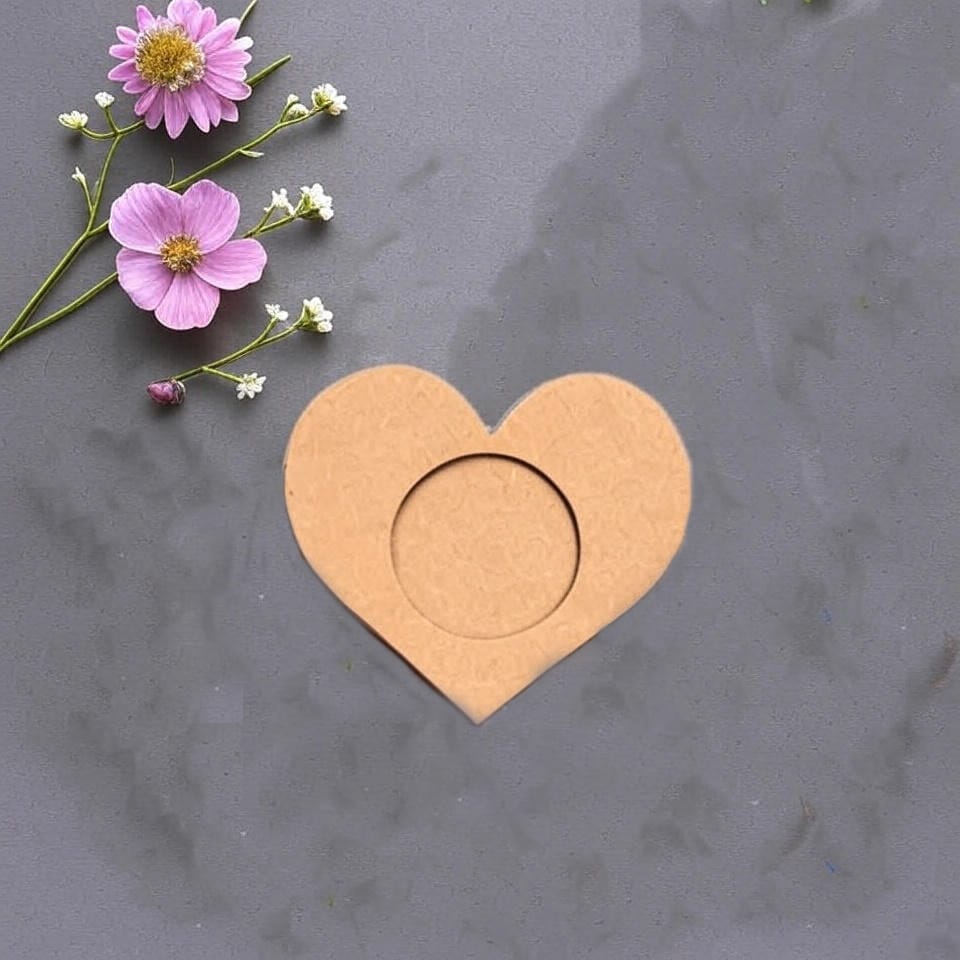 Dbeautify's Heart Shape MDF Tea Light Holder