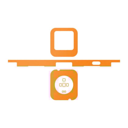 Matte Orange Realme Watch Skin