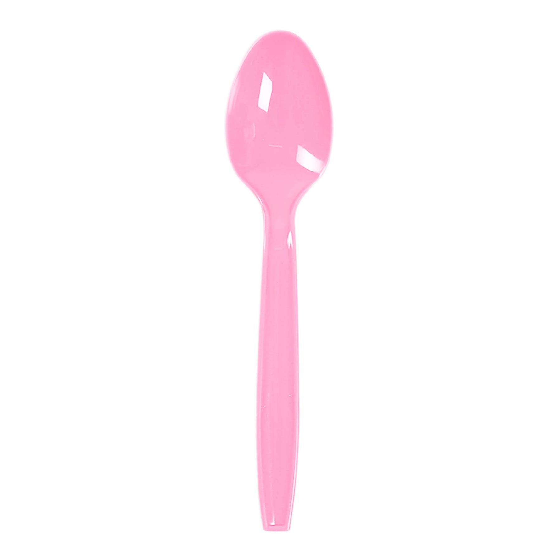 Wanna Party Wanna Party Premium Light Pink SPoons - 20Ct