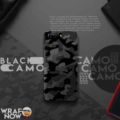 Black Camo Mobile Skin