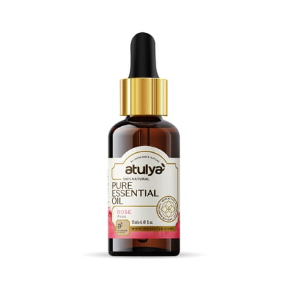 Atulya 100% Natural Rose Pure Essential Oil - 15ml