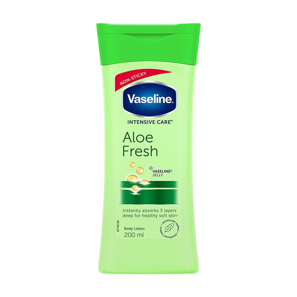 Vaseline Intensive Care Aloe Fresh Body Lotion, 200 Ml