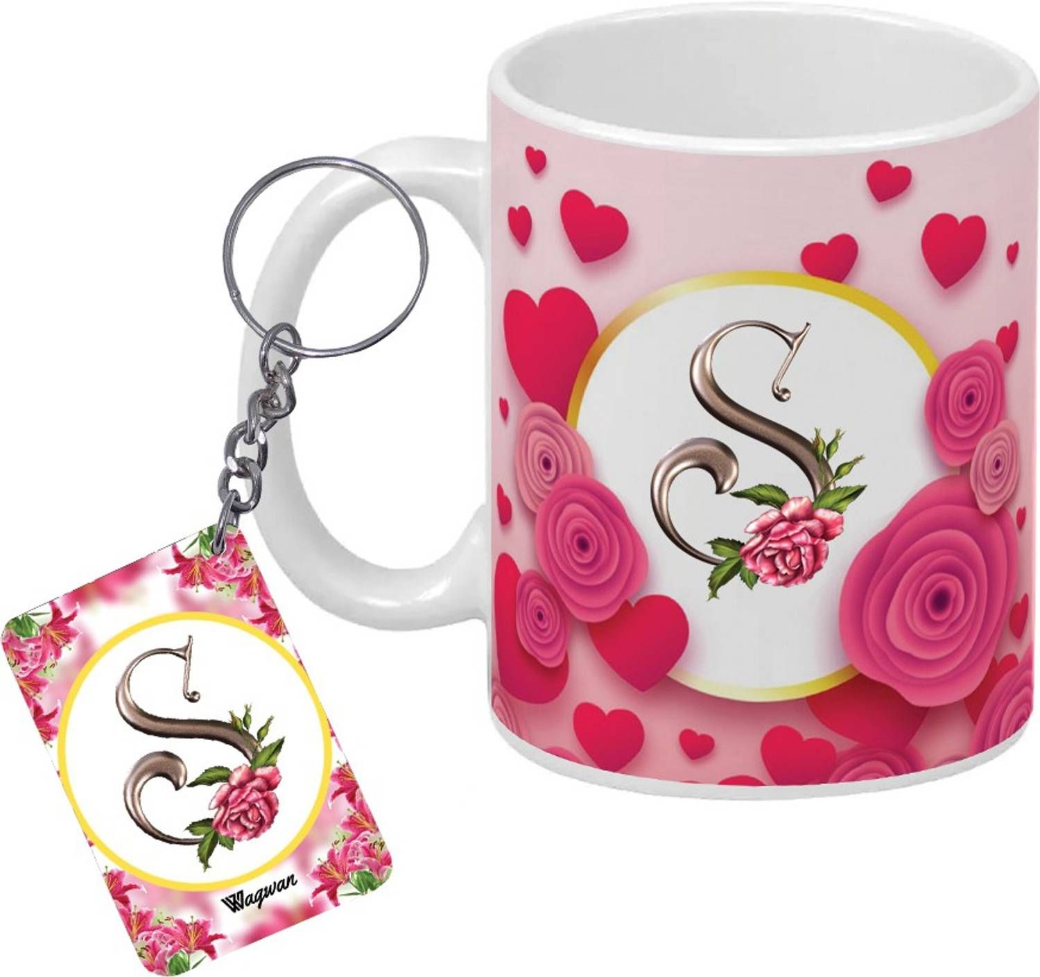 Mug, Keychain Gift Set
