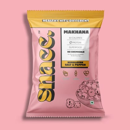 HIMALAYAN SALT & PEPPER MAKHANA (18 gm)  Pack OF 4