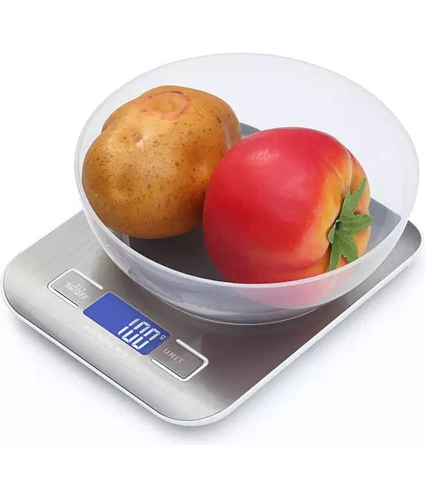 Lenon-Tools Hardware Stainless Steel Digital Kitchen Weighing Scale & Food Weight Machine for Diet, Nutrition, Health, Fitness, Baking & Cooking (Weighing Capacity 10Kg)