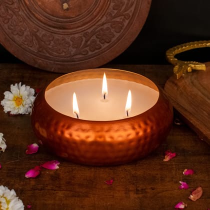 Craftlayout Armoa Scented Wax Candle 6 Inch Orange