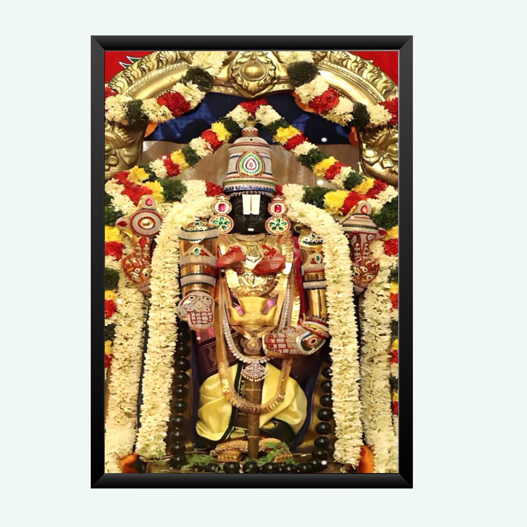 NOKKES tirupati blalaji Venkateswara tirupati blalaji Photo Frames Religious Photo frame 5X7 Inch Photo Frame_AQW18