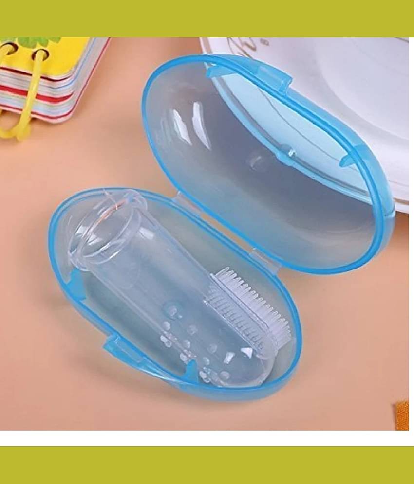 Qin Pin White Silicone Baby Toothbrush ( 1 pcs )