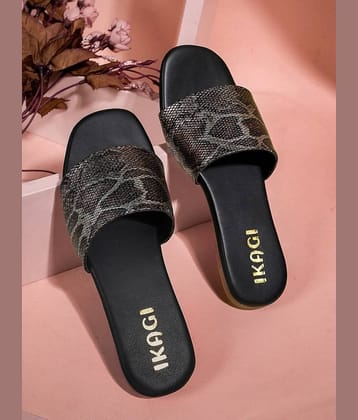 IKAGI Black Women's Flats