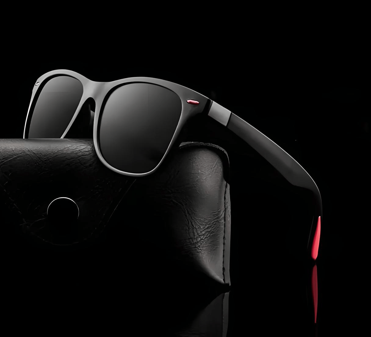 Swift Wayfarer Sunglasses with Cover-Unisex