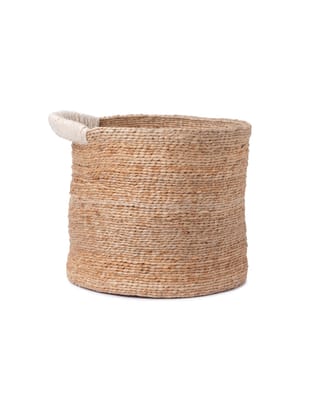 Multi-Purpose Jute Storage Basket with Handle Multi-Purpose Jute Storage Basket with Handle