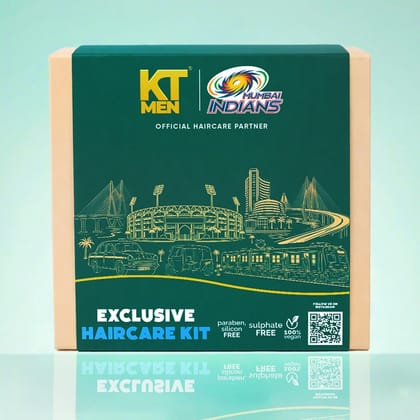 KT Men Men Exclusive Haircare Kit, Anti-Dandruff, Hair Growth & Anti-Grey Combo (5 Products) 