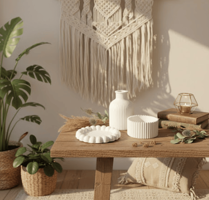 Combo 18 -  bubble tray + Zigzag Candle Holder + Vase