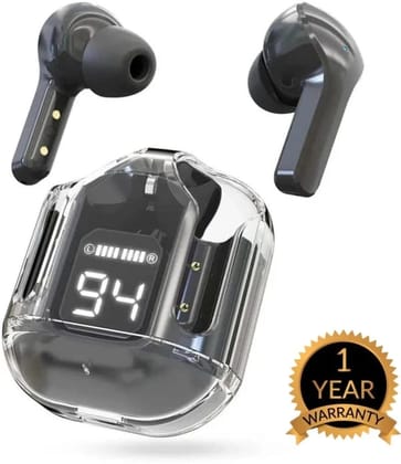 Ultrapods In-Ear Wireless Earbuds, Ultrapods TWS Bluetooth Earphones with Charging Case Bluetooth  (Black, In the Ear)