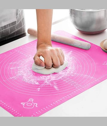 2KS™ Non Stick Reusable Silicon Roti Chapati Rolling Baking Sheet Mat Silicon Baking tool