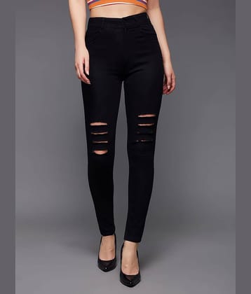 Miss Chase - Black Denim Slim Fit Women's Jeans ( Pack of 1 )