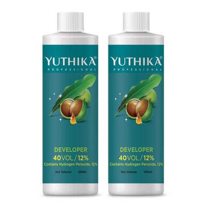 Yuthika Professional Developer for Hair Color 40 Volume (12%) 100ml - Pack of 2