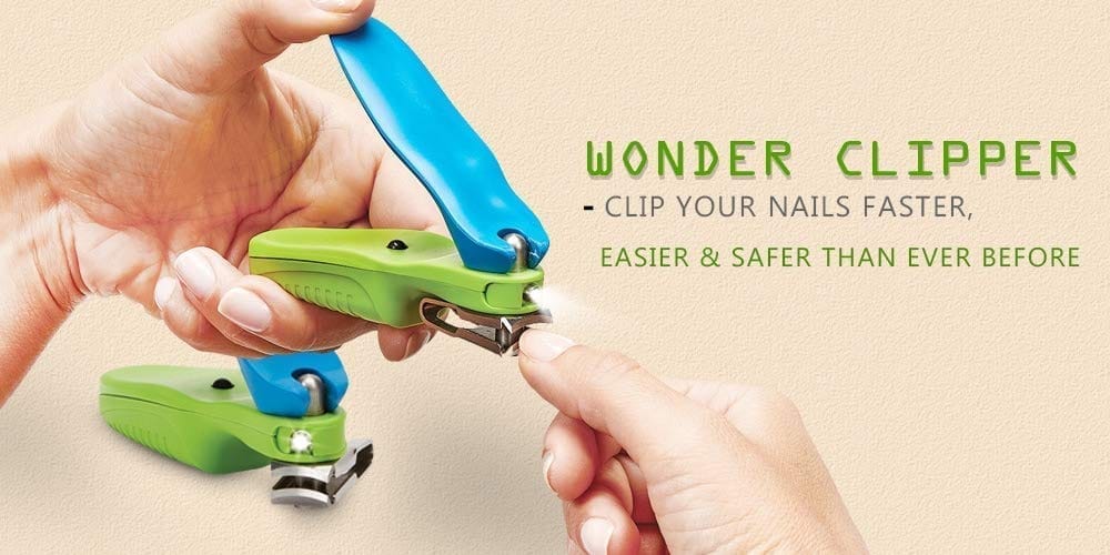 Random Nail Cutter For Men And Women | Swivel Head | LED Light | For Both Left Handed and Right Handed People