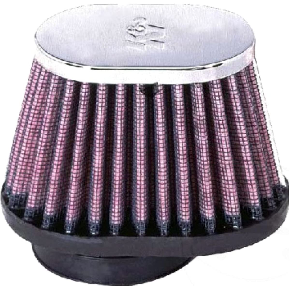 K&N RC-1820 High Performance Universal Clamp-on Chrome Air Filter