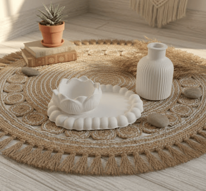 Combo 17 -  bubble tray + Lotus Candle Holder + Vase