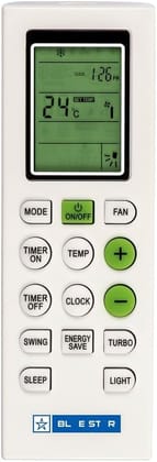 BLUESTAR Remote Compatible for Blue Star Split/Window AC Remote 1.5 Ton 1 Ton 2 Ton