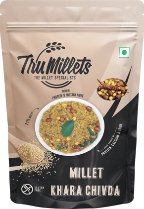 Trumillets 125 Gm Healthy Millet Snack for Kodo Millet Sweet Chivda | Indian Masala Crispy Diet Mixture | Healthy And Hygienic Snacks | High Protein & Fiber Snack | No Preservative