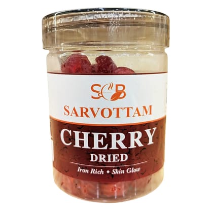 Sarvottam Premium Dried Cherry 250g Box | Sweet & Juicy Red Cherries | Rich in Antioxidants | Healthy Fiber-Rich Snack | Tasty Natural Dry Fruit Sarvottam Premium Dried Cherry 250g Box | Sweet & Juicy Red Cherries | Rich in Antioxidants | Healthy Fiber-Rich Snack | Tasty Natural Dry Fruit