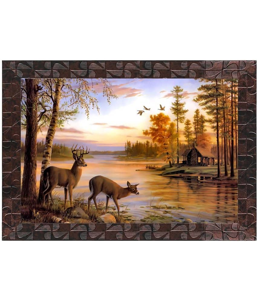 Indianara Animal Painting With Frame