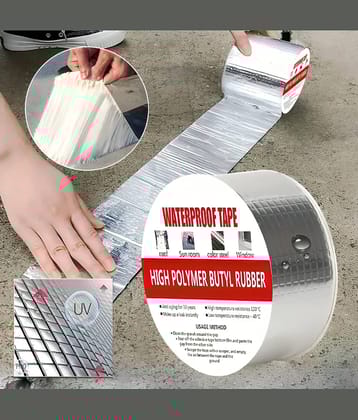 dust n shine Aluminum foil tape PVC Pack of 1