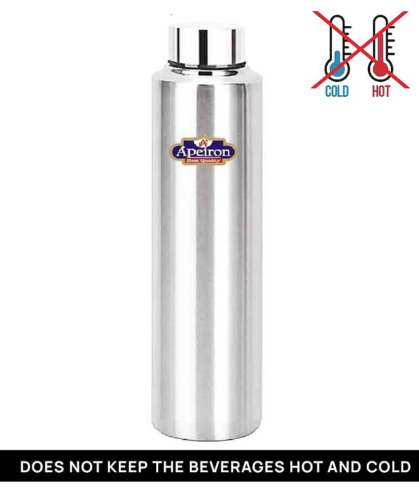 APEIRON NA Silver 1000 mL Stainless Steel Fridge Bottle set of 1