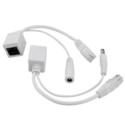 Passive PoE Cable - Power Over Ethernet Injector / Splitter Kit RJ45 DC Power Passive PoE Cable - Power Over Ethernet Injector / Splitter Kit RJ45 DC Power