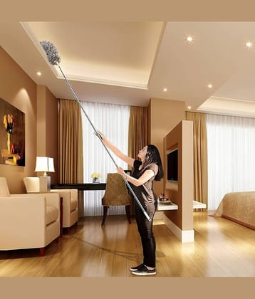 Microfiber Feather Duster Bendable & Extendable Fan Cleaning (Pack of 1)