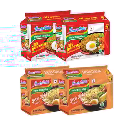 Indomie Combo 20 Packets Mi Goreng(10 Packets) Special Chicken(10 Packets),85 Grams