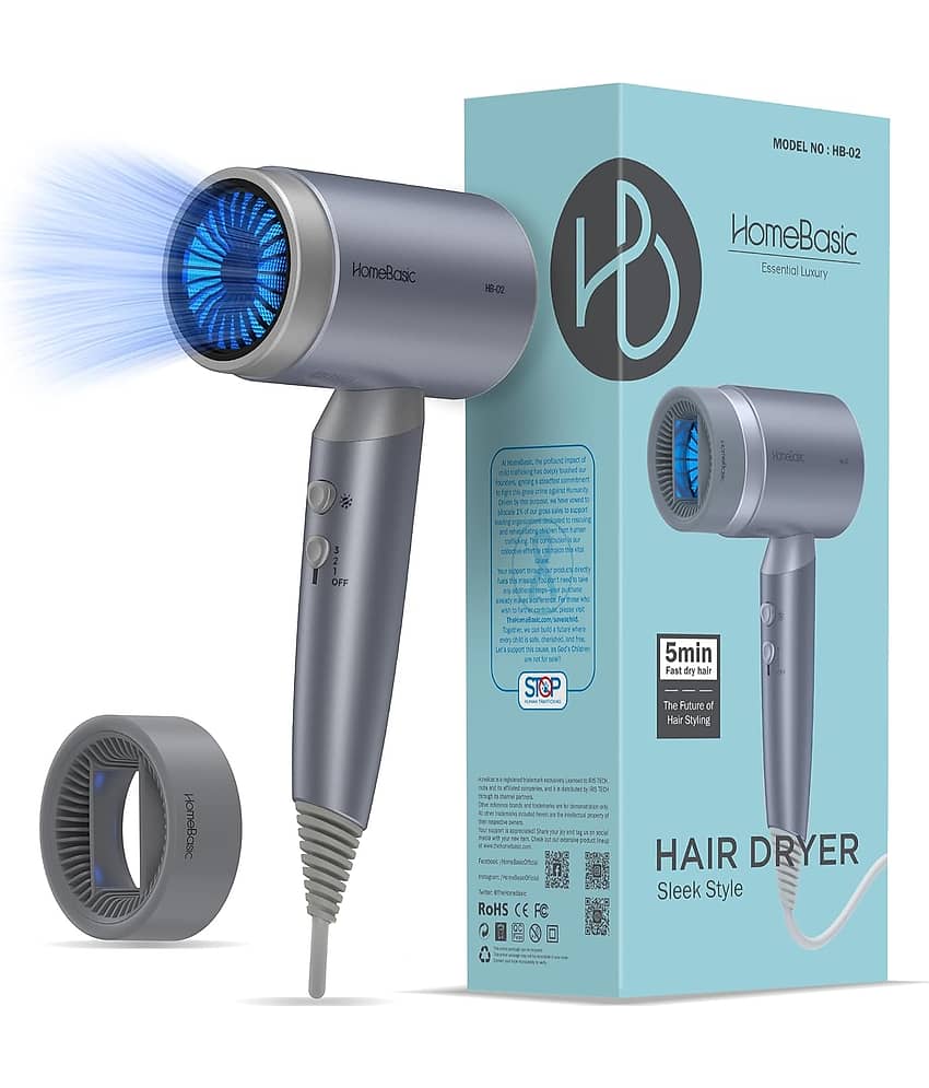 HOMEBASIC ‎HB-02 Grey 2000W Hair Dryer