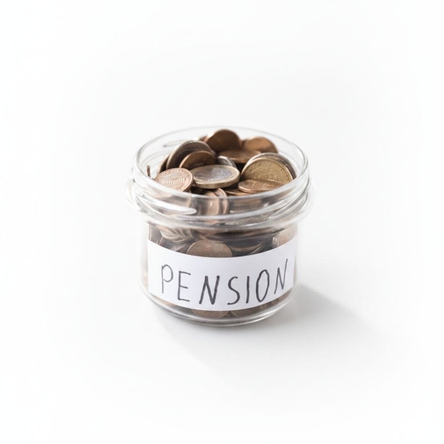 Glass Storage Jar for Savings and Small Items